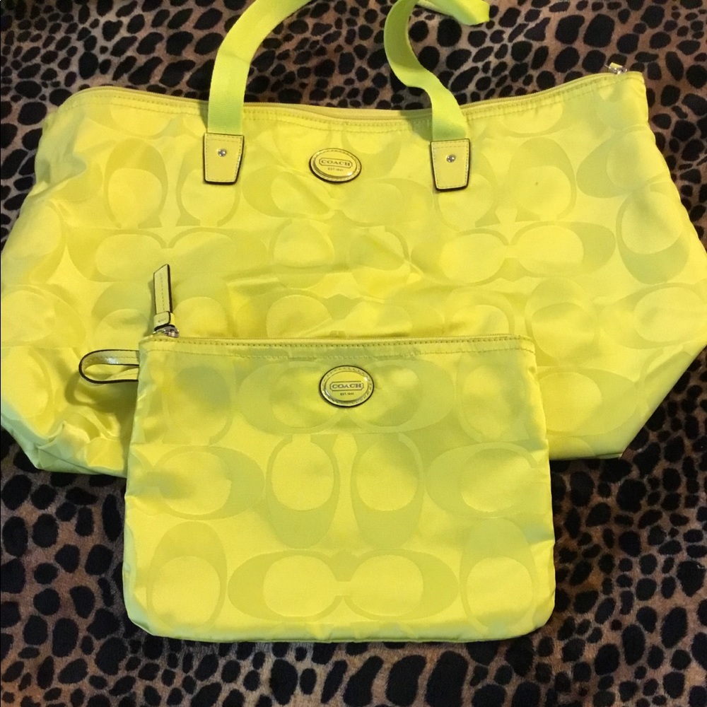 Coach Weekender Bag With Detachable Pouch